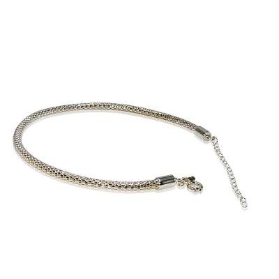 Pulseira Vd 87 Prata 925 Prateada com Extensor Feminino