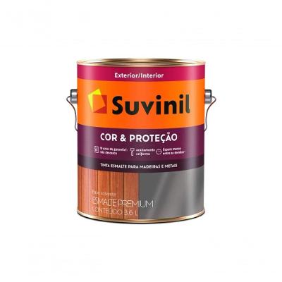 Esmalte Premium Cor & Proteção Brilhante Alto Brilho Branco Suvinil 3,6L