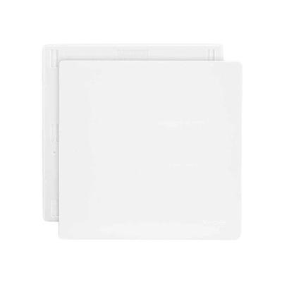 Placa Cega com Suporte Infiniti 4x4 com ABS Anti-UV Branco Margirius