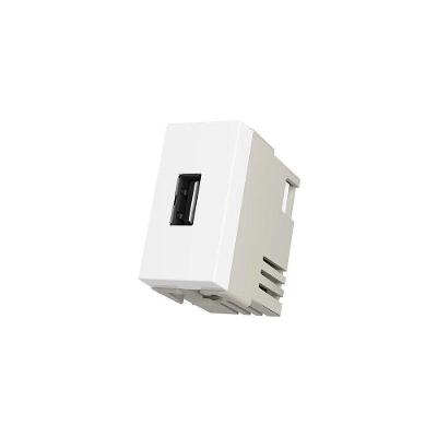 Módulo Tomada USB Infiniti Plus com Carregador USB-A 2A 10W Branco Margirius