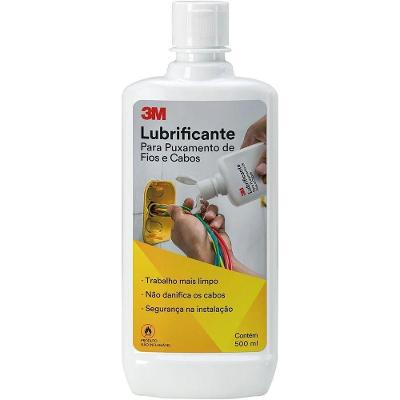 Lubrificante para Puxar Fios e Cabos 3M Evapora em Até 48h Não Mancha Gel 3M Brasil 500ML