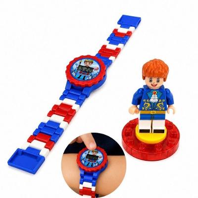 Kit Relógio Infantil Príncipe Desmontável Educativo com Boneco Brinquedo Montar 3 Anos