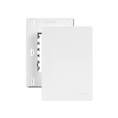 Placa Cega Infiniti Plus com Suporte 4x2 Branco Margirius