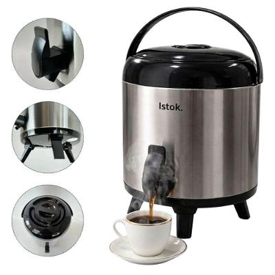 Garrafa Térmica Inox 5,5L com Torneira para Suco Café Chá Água