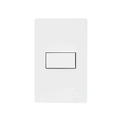 Interruptor Simples Infiniti 10A com Placa 4x2 Branco Margirius
