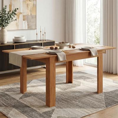 Mesa de Jantar Dalla Costa 6 Lugares Quadrada MDF 90CM Freijó