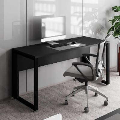 Mesa de Escritório Retangular Plataforma de Trabalho Moderno 120CM Preto F5 Office