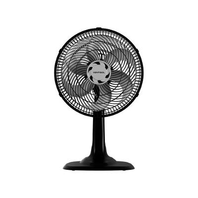 Ventilador de Mesa Ventisol 60W 30CM 6 Pás 3 Velocidades Turbo 6 Preto 110V