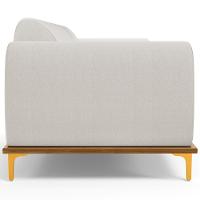 Sofá 03 Lugares Para Sala De Estar Kiev 210 Cm Cru C-443 - 3