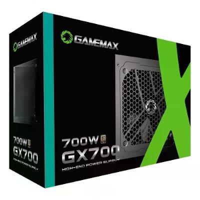 Fonte de Alimentação GX700 BK com 80 Plus Gold Preto Gamemax 700W