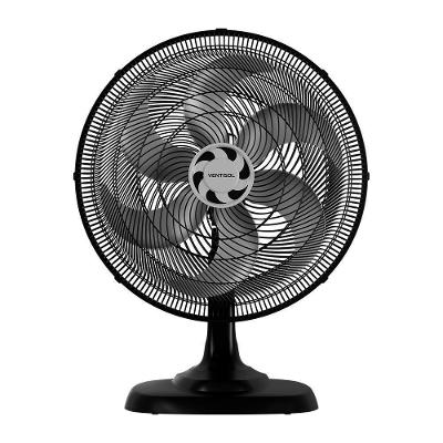 Ventilador de Mesa Ventisol 135W 50CM 6 Pás 3 Velocidades Turbo 6 Preto 110V