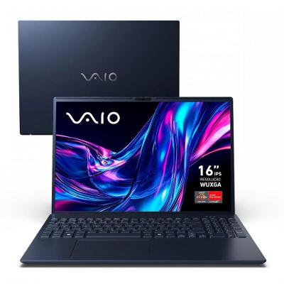 Notebook VAIO FE 16 AMD Ryzen 55625U Windows 11 Home 12GB 512GB SSD Tela 16 IPS WUXGA Cinza Grafite
