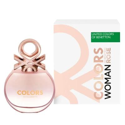 Perfume Colors Woman Rose Feminino Eau de Toilette 80ML Benetton