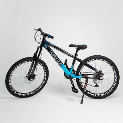 Bicicleta Furioza Aero Aro 26 Quadro Aço Freio a Disco Preto e Azul
