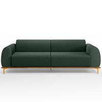 Sofá 03 Lugares Kiev 210 Cm Verde Musgo C-117 - 7