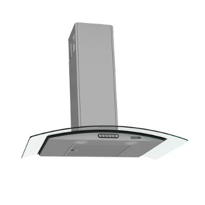 Coifa de Parede Nardelli Vidro Curvo Slim 75cm Inox 3 Velocidades LED 220V