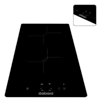 Cooktop de Indução Midi Itatiaia 2 Bocas Vitrocerâmico Preto com 9 Níveis 220V
