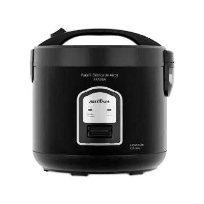 Panela de Arroz Elétrica Britânia BPA06A 2L 400W Revestimento Antiaderente Preto 220V