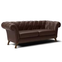 Sofá 4 Lugares Império 260 Cm Corano Marrom C-34 - 1