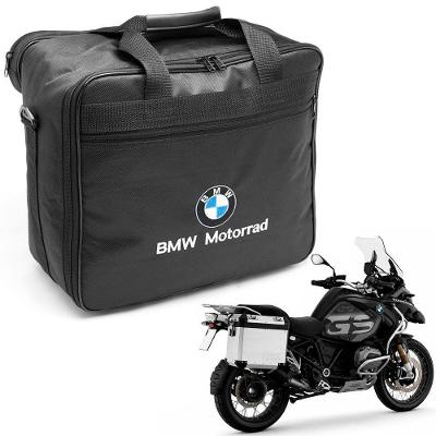 Bolsa Interna Lateral Escapamento BMW GSA 850 Adventure Resistente à Água Poliéster Preto Compatível