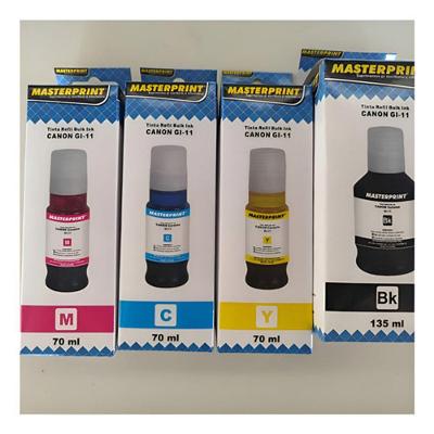 Kit Tinta GI-11 Refil 4 Cores para Canon G2160 G3160 Alta Qualidade Kora