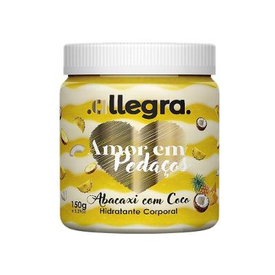 Hidratante Corporal Amor em Pedaços Abacaxi com Coco 150ML Allegra