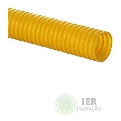 Conduíte Corrugado 3-4 Proteção Elétrica Amarelo Aladim 50 METROS