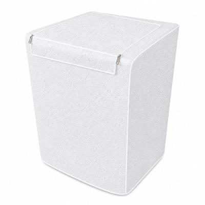 Capa para Máquina de Lavar m Forrada com Zíper Abertura Superior PVC e Polipropileno Resistente