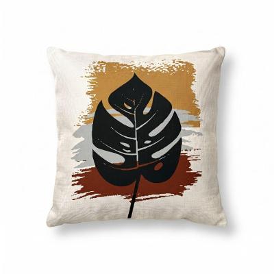 Capa de Almofada Suede Digital Estampada com Zíper Invisível 43CM