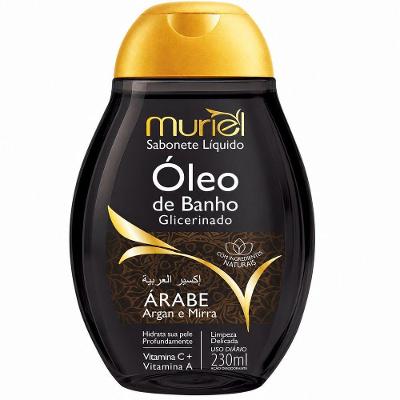 Sabonete Líquido Óleo de Banho Glicerinado com Argan e Mirra 230ML Muriel Cera