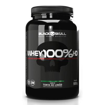 Whey Protein Black Skull Blend 100% HD Torta de Limão 900G Pote 25 Doses