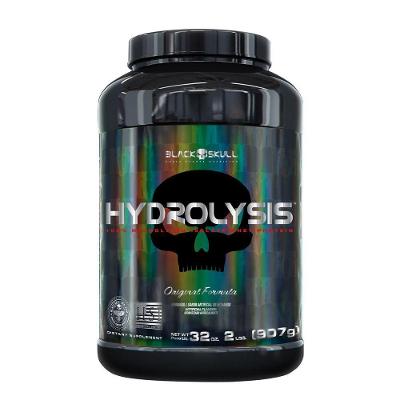 Whey Protein Isolado Hidrolisado Black Skull Morango 907G