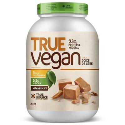 Suplemento True Source Isolado Vegano Doce de Leite 837g 24 Doses