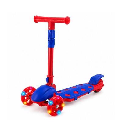 Patinete Infantil Speed Fun 3 Rodas com Luzes de LED e Ajuste de Altura Vermelho