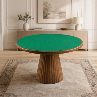 Mesa de Jogos Bellagio G02 6 Lugares Redonda 140CM Amadeirado Lyam Decor