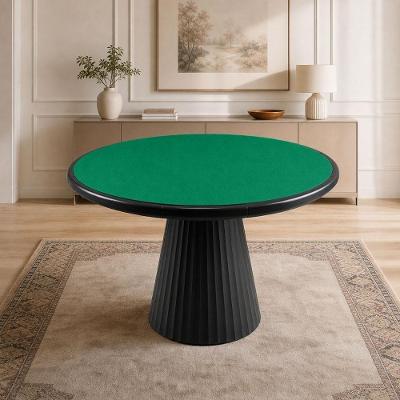 Mesa de Jogos Bellagio G02 Redonda MDF Madeira 140CM Lyam Decor