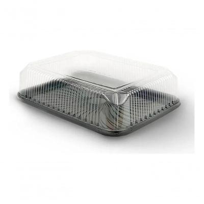 Embalagem P-70A Base Preta Pet Cristal 10 Unidades para Alimentos Bipack