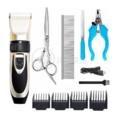 Máquina de Tosa Aquilae Fzf-230 Super para Cães e Gatos Preto 210G 4 Pentes