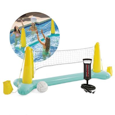 Kit Esporte Vôlei Inflável #56508 com Bola e Bomba de Ar Branco Intex