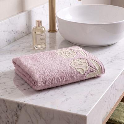 Toalha de Rosto Guadalupe 46x80CM 100% Algodão 410g-m² Macia Branco LM Peter