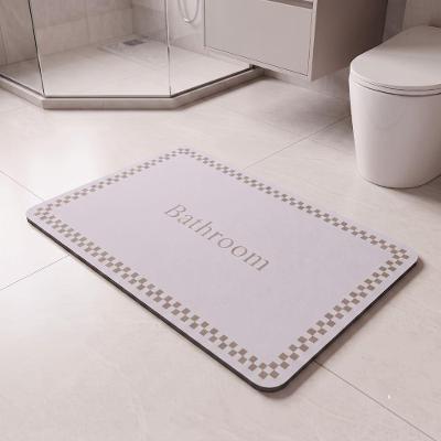 Tapete Mágico 45cm X 65cm Poliéster Base Antiderrapante para Banheiro Moderno Bella Janela