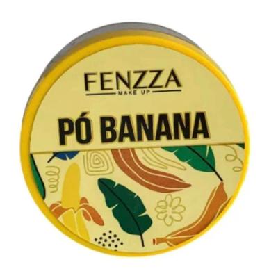 Pó Facial Banana Translúcido Fenzza Alta Cobertura Acabamento Natural Fenzza Make Up
