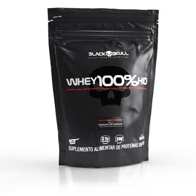Whey Protein Black Skull Blend Chocolate com Amendoim 900G