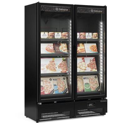 Freezer Expositor Vertical Gelopar GCVC950ELCB 957L Preto 220V