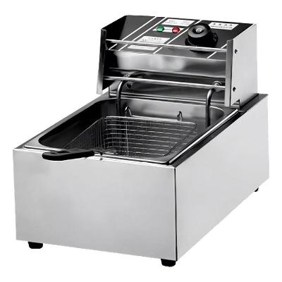 Fritadeira Elétrica com Óleo Stevan Metal FZL-06-STM 6L 2500W em Aço 220V