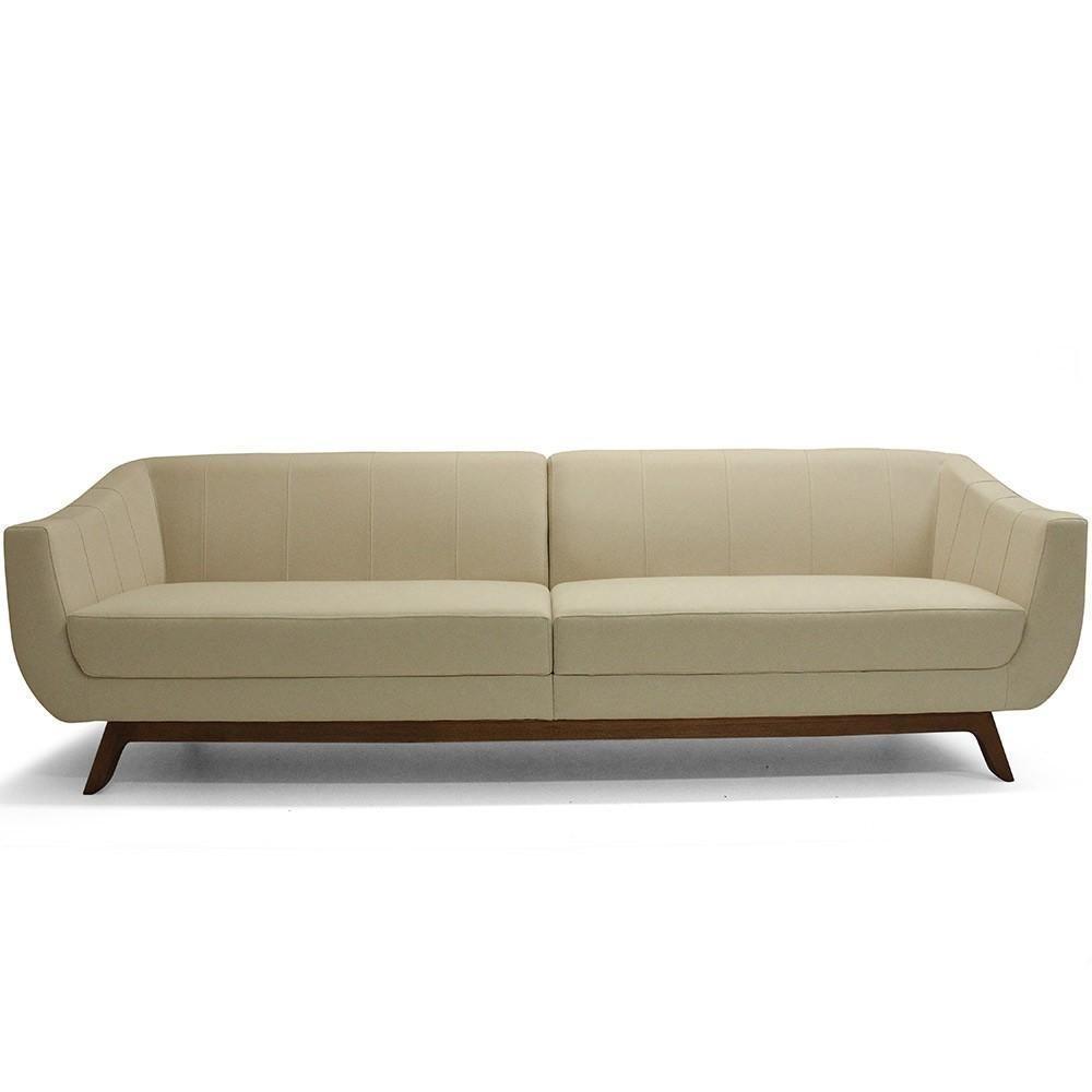 Sofá 4 Lugares Para Sala De Estar Atenas 280 Cm Bege B-298 - 6