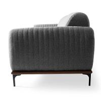 Sofá 4 Lugares Para Sala De Estar Molino 260 Cm Cinza C-416 - 3