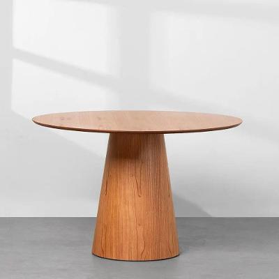 Mesa de Jantar Cone 4 Lugares Redonda Laminado 90CM Decoraper