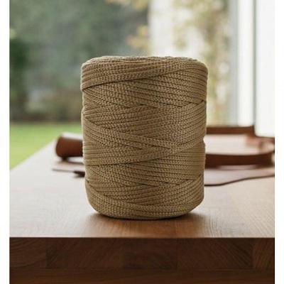 Fio para Artesanato Fio Náutico Premium 100% Poliéster 5mm 500g Caqui