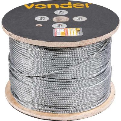 Cabo de Aço 3516080607 Carga Estática com Atrito Resistente à Corrosão Inox Vonder